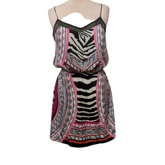 Express Dress Multicolor Geometric Size M - Picture 1 of 12